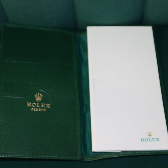 Rolex Original Green Leather Block Notebook - Picture 6 of 6